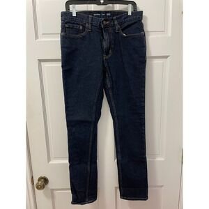 Women's Old Navy 31 x 32 Skinny Built In Flex Dark Blue Jeans